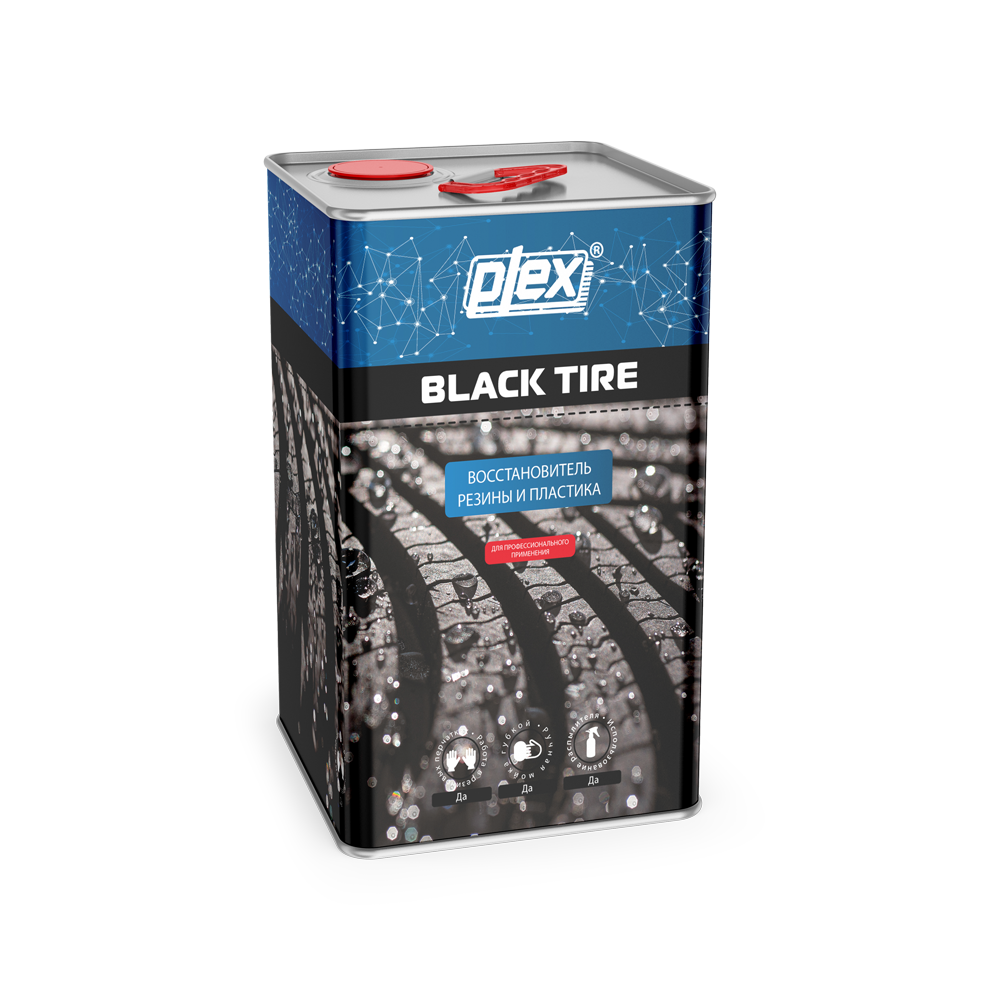 Plex Black Tire чернение резины 5 л